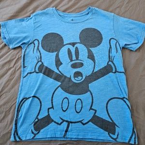 Boys Mickey Short Sleeve Shirt Size Large